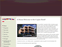 Tablet Screenshot of csipkehotel.hu